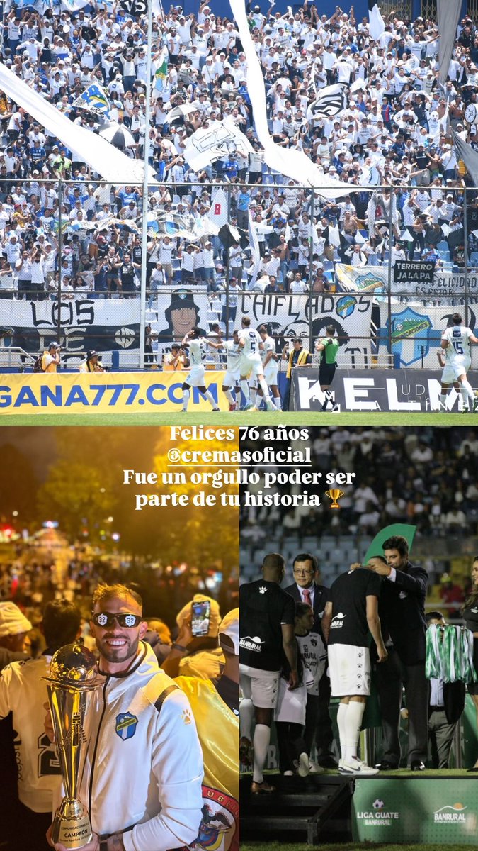 mati_fracchia's tweet photo. Felices 76 años @CremasOficial 
Fue un orgullo poder ser parte de tu historia 🏆 https://t.co/p9h8dSvTU1