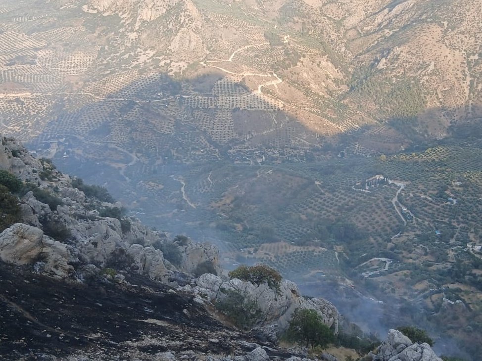 🔴ESTABILIZADO #IFalbanchezDeMágina (Jaén) a las 20.17 horas. 

MEDIOS:
🚁 2 semipesados
🛩️ 1 anfibio ligero
🚒 1 autobomba
👨‍🚒 5 grupos de bomberos forestales, 2 técnicos de operaciones, 1 agente de medio ambiente.
