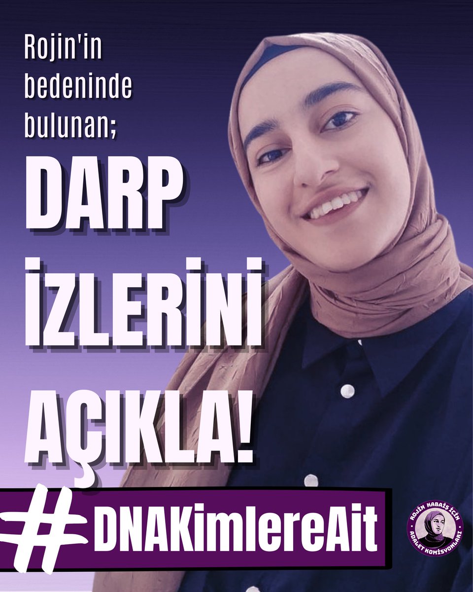 RojineAdalett's tweet photo. ROJİN İNTİHAR ETMEDİ!
#DNAKimlereAit https://t.co/T8hi7qVuxX