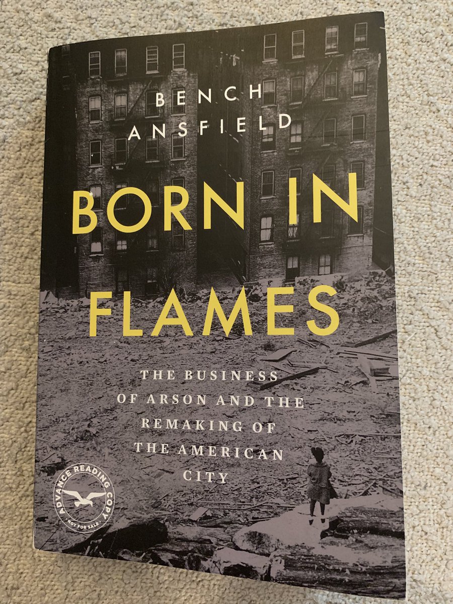 Sam Russek (@samrussek) on Twitter photo This by <a href="/benchansfield/">Bench Ansfield</a>, on the nationwide wave of landlord-led arson in the 70s, is among the best history books I’ve read this year. Fills a critical gap that ties redlining to today’s financialized hellscape, with an eye toward our climate change-induced insurance crisis This by <a href="/benchansfield/">Bench Ansfield</a>, on the nationwide wave of landlord-led arson in the 70s, is among the best history books I’ve read this year. Fills a critical gap that ties redlining to today’s financialized hellscape, with an eye toward our climate change-induced insurance crisis