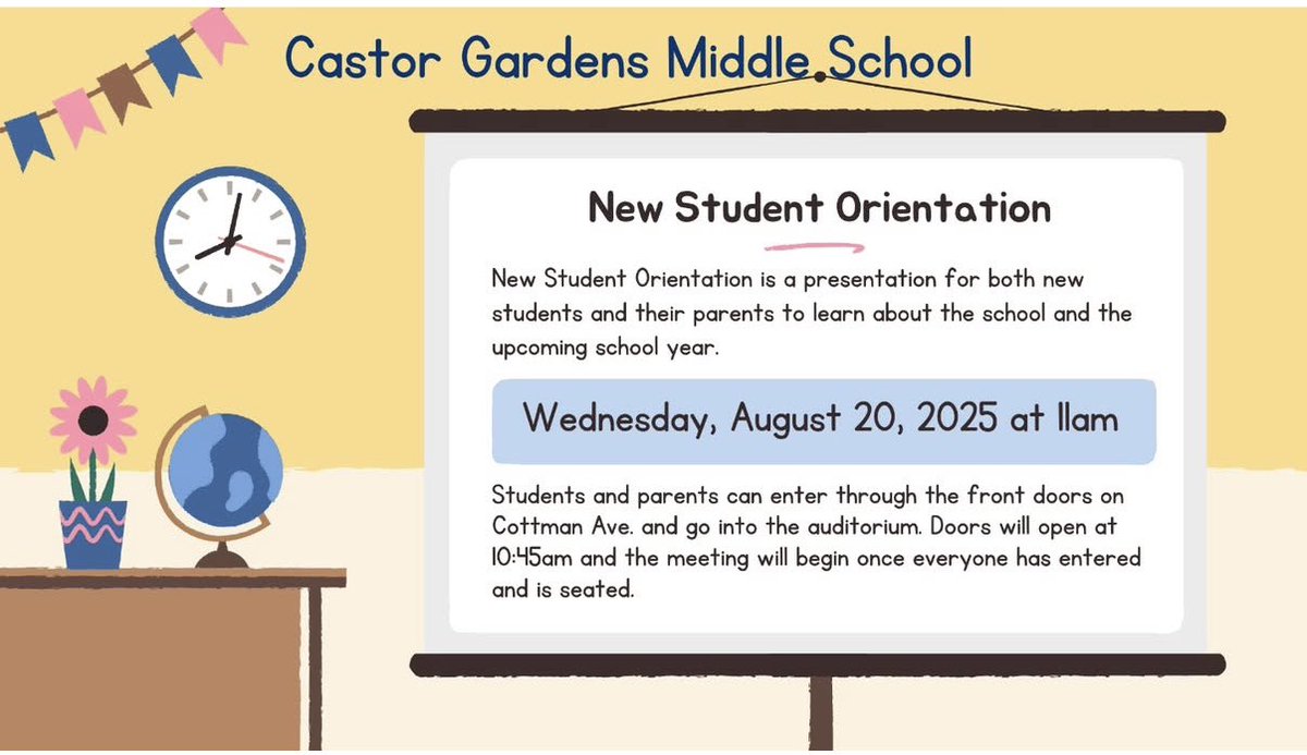 CGMSCottman's tweet photo. Welcome to our new students! https://t.co/DXwFOm4BNf
