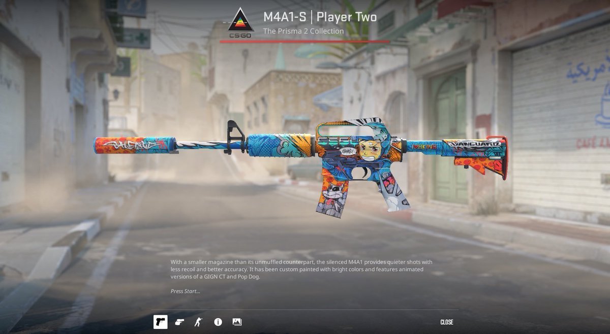 rgLyCS's tweet image. 🎁$25 M4A1-S | Player Two💙

To enter:
✅Retweet &amp;amp; Like,
✅Follow: @rgLyCS, @Ondurisgambles,
✅Tag a friend.

🍀Good Luck!
⏰Ends in 5 days!

#CS2 #CS2Giveaway