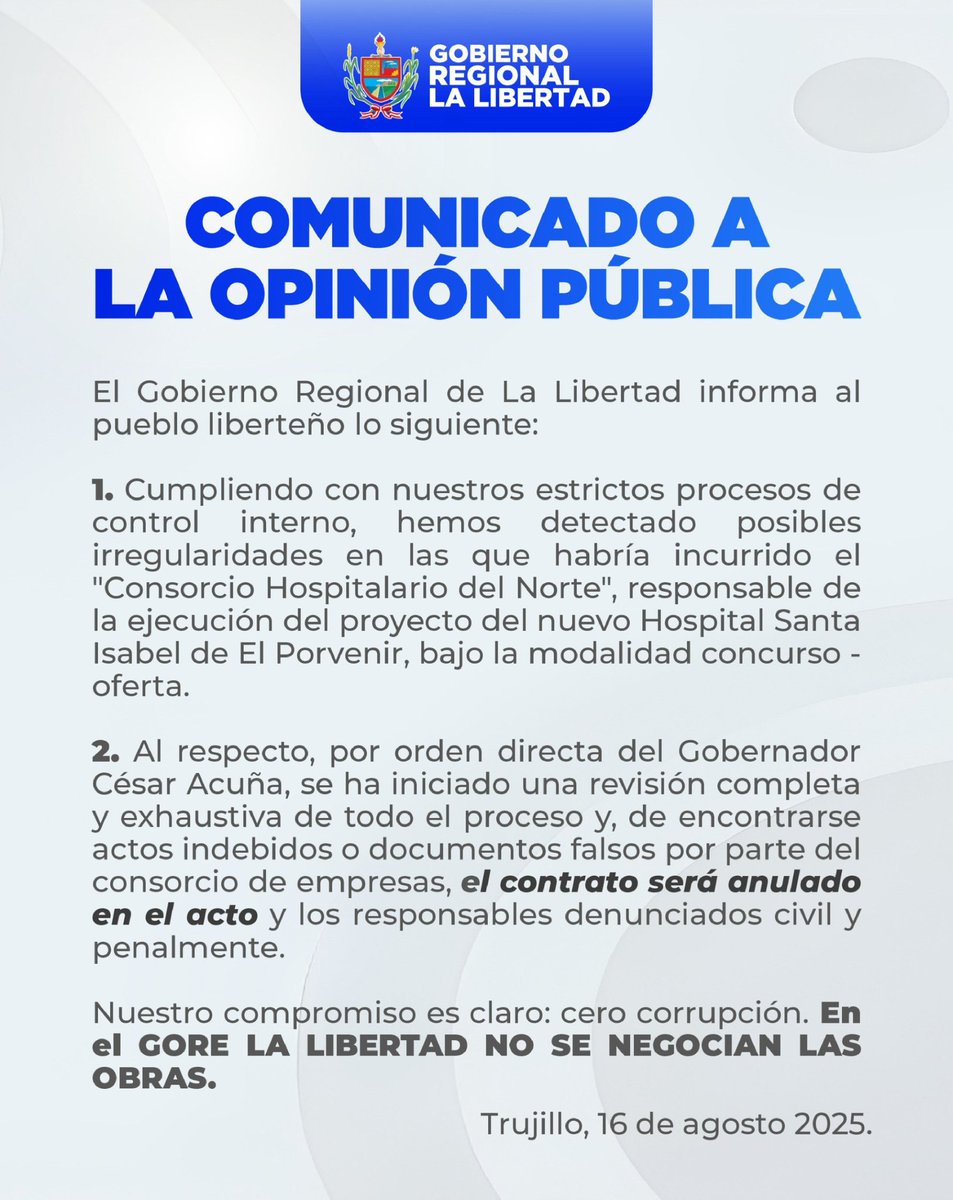 #Comunicado