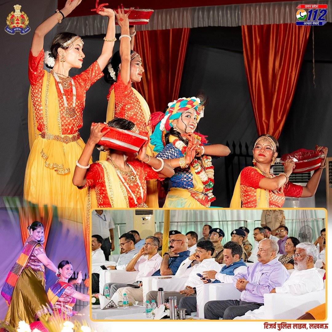 UP POLICE (@uppolice) on Twitter photo श्री कृष्ण जन्मोत्सव के पावन अवसर पर लखनऊ पुलिस लाइन में आयोजित भव्य सांस्कृतिक कार्यक्रम का शुभारम्भ माननीय मुख्यमंत्री उत्तर प्रदेश श्री <a href="/myogiadityanath/">Yogi Adityanath</a> जी ने दीप प्रज्वलन एवं भगवान श्रीकृष्ण की प्रतिमा पर माल्यार्पण कर किया गया।
इस अवसर पर प्रदेश सरकार के मा0 कैबिनेट श्री कृष्ण जन्मोत्सव के पावन अवसर पर लखनऊ पुलिस लाइन में आयोजित भव्य सांस्कृतिक कार्यक्रम का शुभारम्भ माननीय मुख्यमंत्री उत्तर प्रदेश श्री <a href="/myogiadityanath/">Yogi Adityanath</a> जी ने दीप प्रज्वलन एवं भगवान श्रीकृष्ण की प्रतिमा पर माल्यार्पण कर किया गया।
इस अवसर पर प्रदेश सरकार के मा0 कैबिनेट