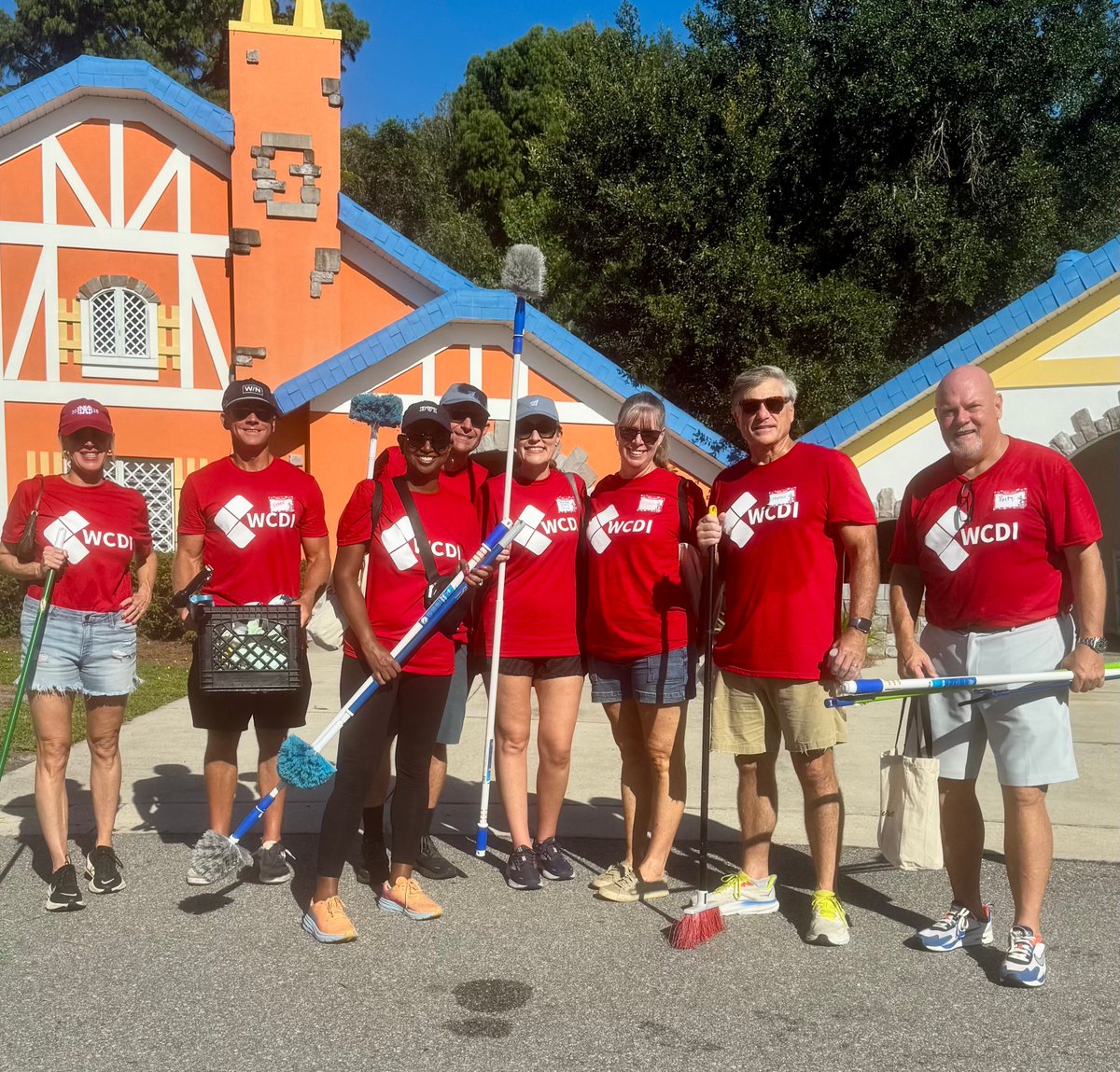 WCDefenseInst's tweet photo. Members of WCDI had an amazing time volunteering at the @GKTWVillage Service Day today. See you tonight at the gala! #WCI2025 https://t.co/r6EVD3flnJ