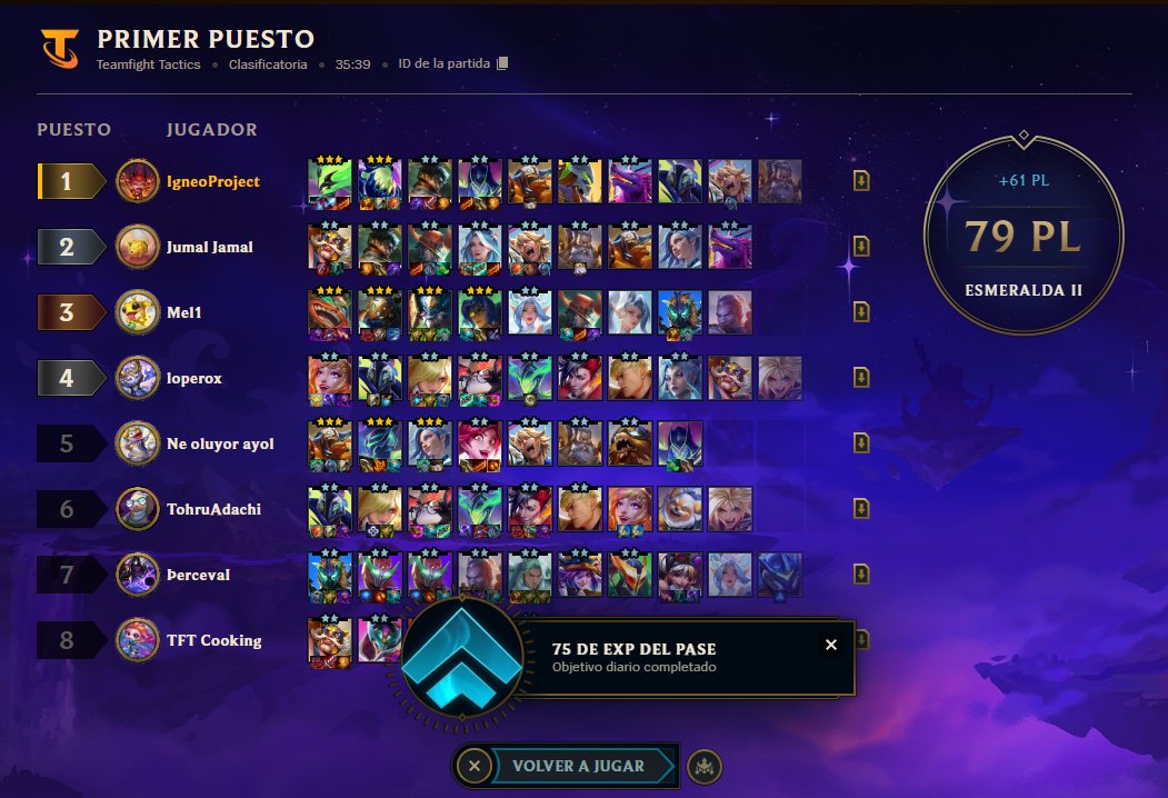 IgneoProject's tweet image. Chavales no estoy tan activo en redes porque estoy disfrutando con mi novia pero aún así estoy jugando unas cuantas partidillas off stream 🔥

Os actualizo mi situación por si os interesa pero de momento estoy super contento con como vamos subiendo en apenas 55 games 🚀