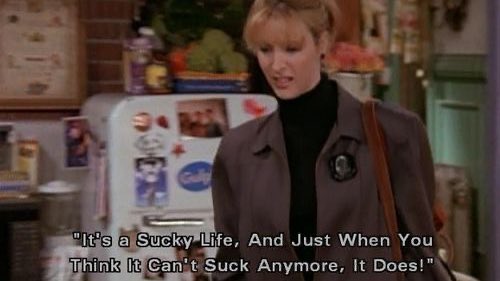 friends perfectly describing life as an adult