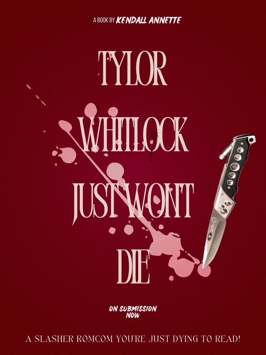 After being trapped in a time loop of her own murder on Valentine’s Day, Tylor Whitlock must uncover her killer or keep dying trying (with the help of her film geek best friend, who’s also been helplessly in love with her for five years)
💞🎀🖤🔪💘💋💗

#PosterPit #AG #T #R #YA