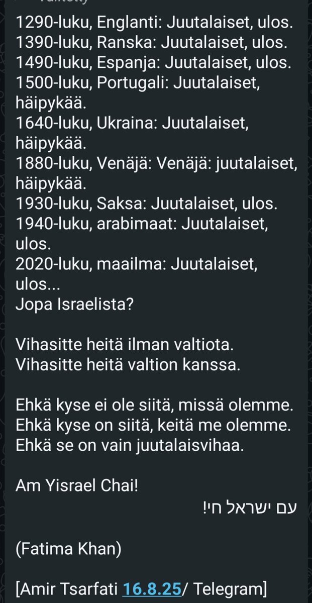 Antisemitismin historiaa.