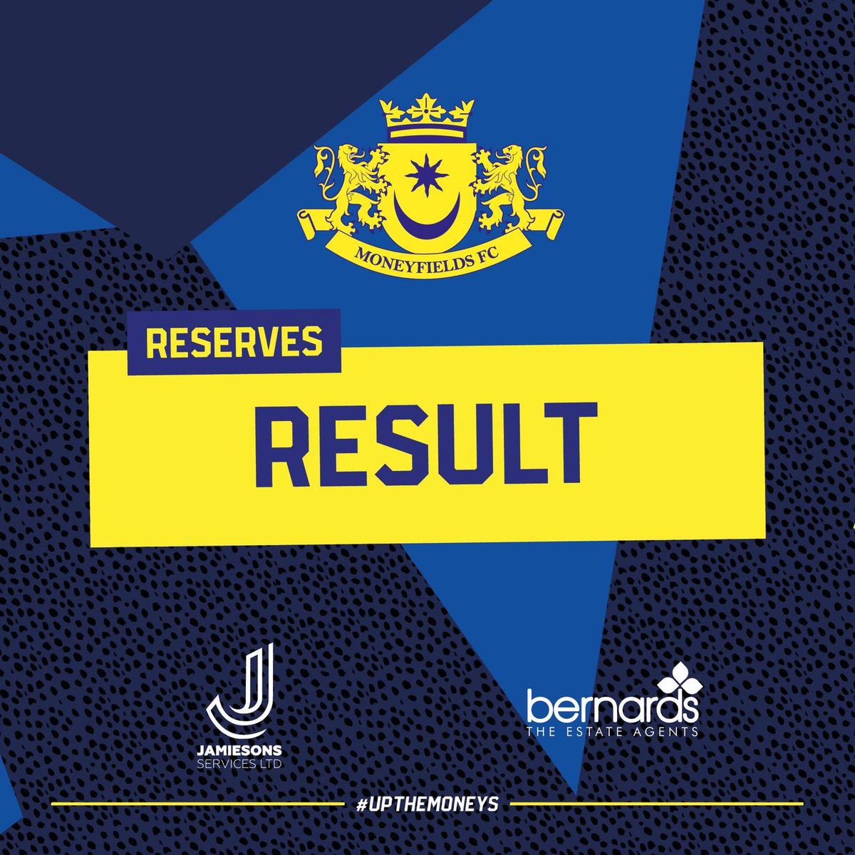 Moneyfields FC (@moneyfieldsfc) on Twitter photo Our Reserves were in action today, away at <a href="/BordonFc/">Whitehill & Bordon FC</a> but unfortunately lost 4-3. Harry Close with a brace and Louie McCafferty scoring the other for Moneys.
#UpTheMoneys Our Reserves were in action today, away at <a href="/BordonFc/">Whitehill & Bordon FC</a> but unfortunately lost 4-3. Harry Close with a brace and Louie McCafferty scoring the other for Moneys.
#UpTheMoneys