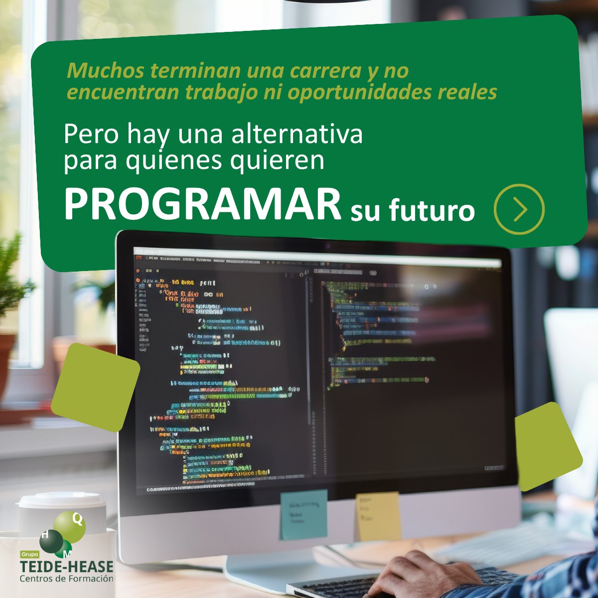 🎯 Muchos acaban una carrera y no encuentran trabajo.
Con la FP en Desarrollo de Aplicaciones Web tendrás formación oficial, presencial en Madrid y prácticas reales.

📞 91 408 73 11
✉️ asesor.fp@teideformacion.com

#FPInformatica #DesarrolloWeb