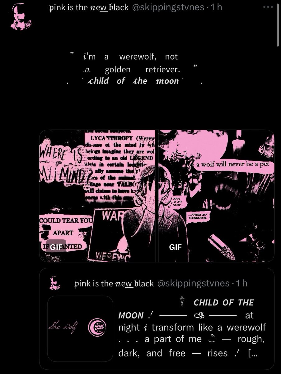 ᅠ ᅠ ᅠ ᅠ ᅠ ᅠ𝔭𝗂𝗇𝗄 𝗂𝗌 𝗍𝗁𝖾 𝓃𝖾𝗐͟ 𝔟𝗅𝖺𝖼𝗄 tweet media