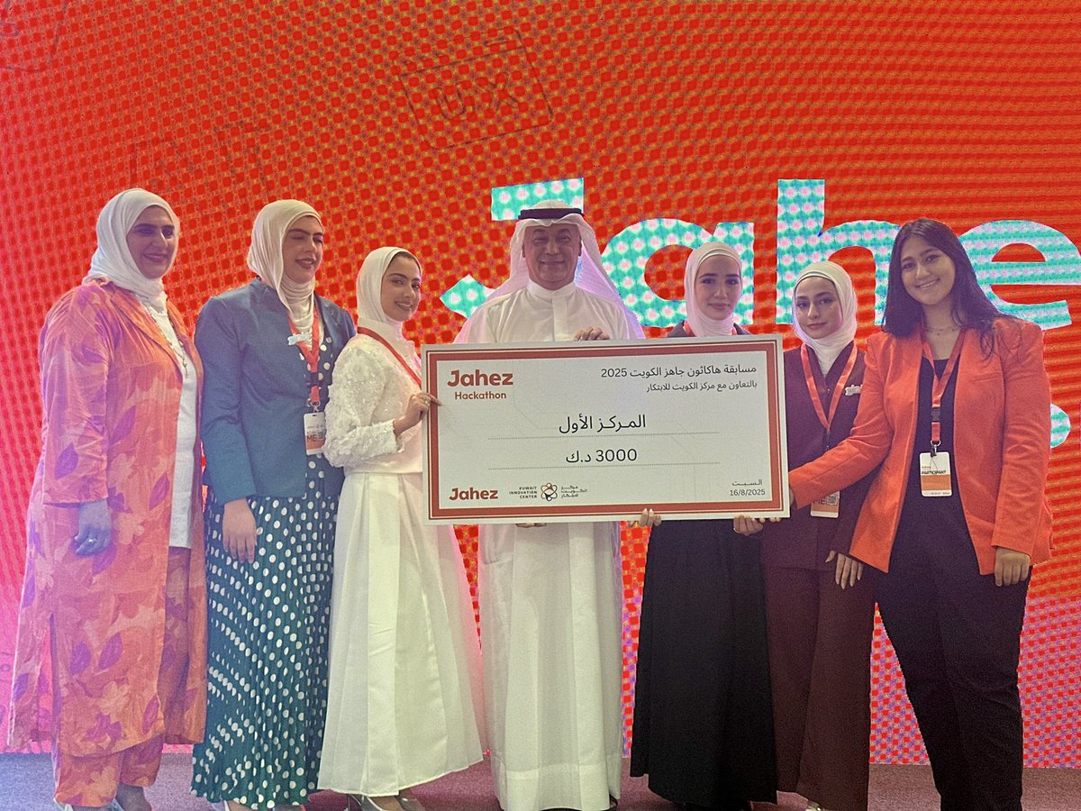 بصفتي رئيس لجنة التحكيم في هاكاثون جاهز الكويت 2025، أهنئ الفريق الفائز على إنجازهم المميز. أبدعتم في طرح أفكاركم وأثبتّم أن روح الابتكار والعمل الجماعي هي طريق الريادة. 
مبروك، وبالتوفيق دائمًا. 🎉