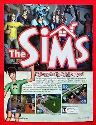 Sims_Nostalgia's tweet photo. Magazine advert for The Sims on console (2003) https://t.co/rlTtzjOZbo