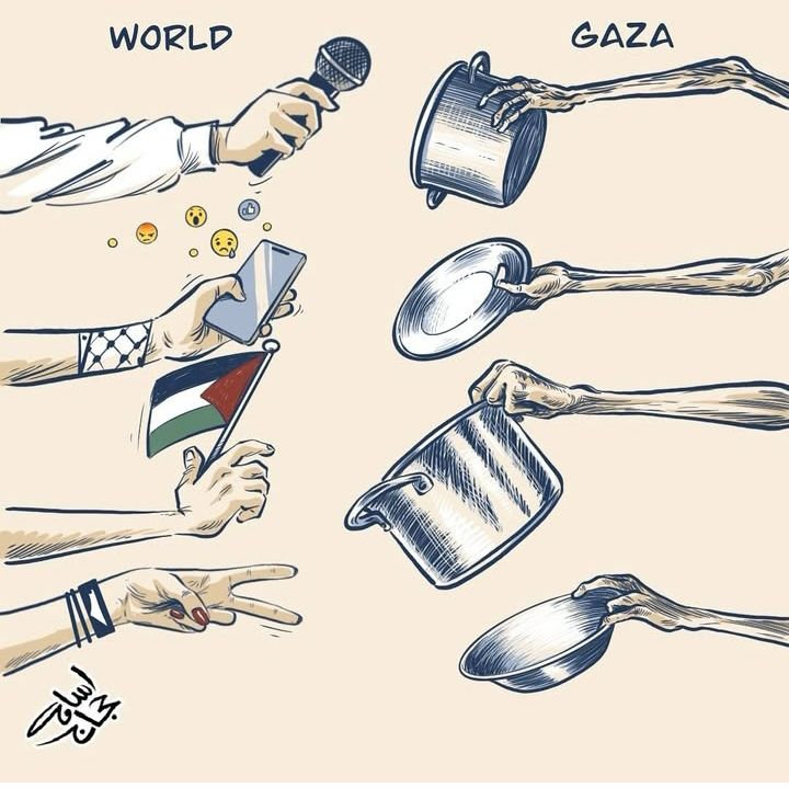 Gaza is starving...
#GazaGenocide