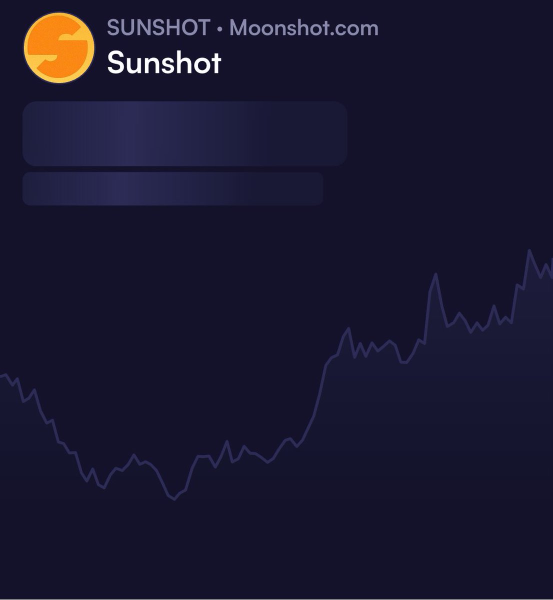 Sunshotmemecoin's tweet photo. Check out Sunshot on Moonshot: https://t.co/A2Bm7jSp82 https://t.co/Nkdpiz6pnj