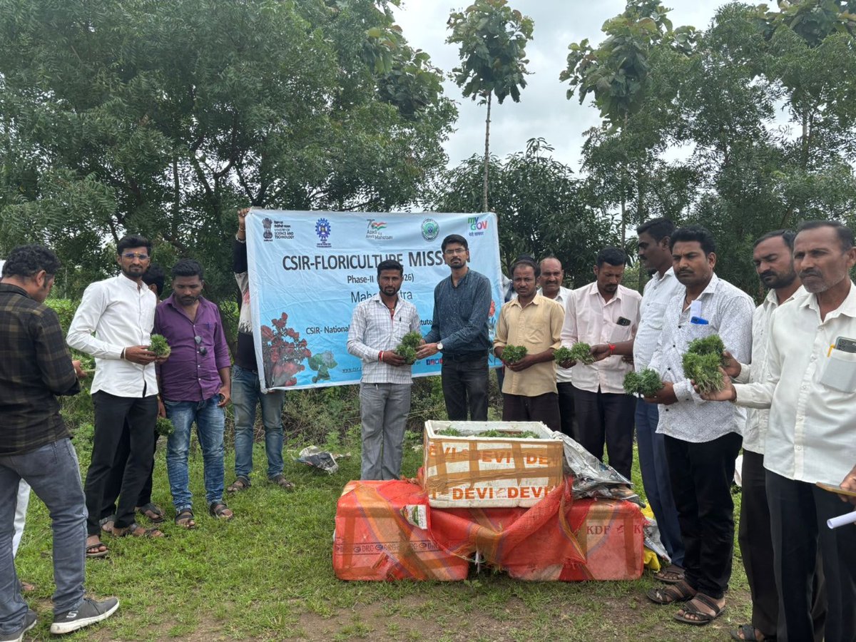 CSIR Floriculture Mission tweet media
