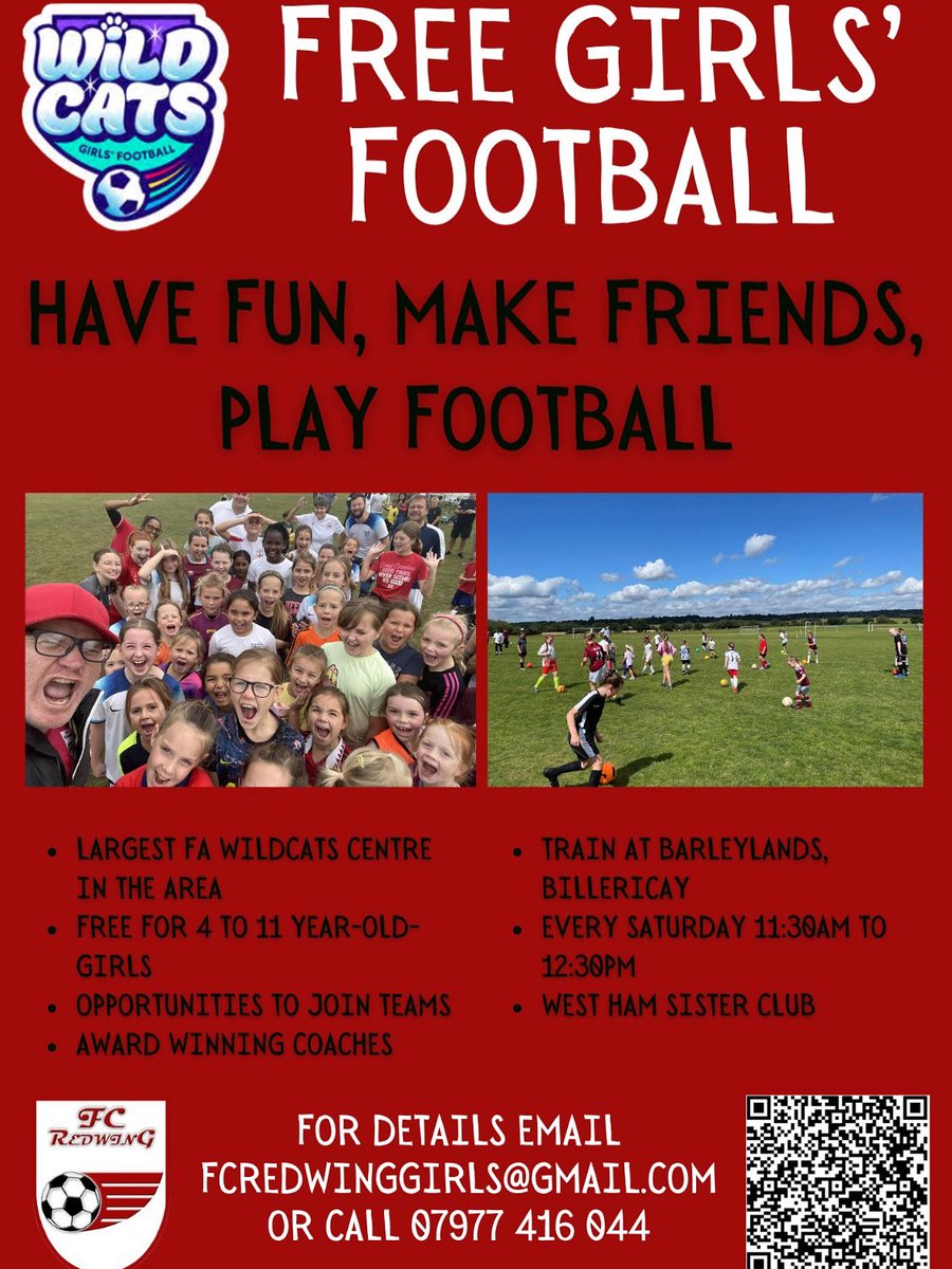 FC Redwing Girls tweet media