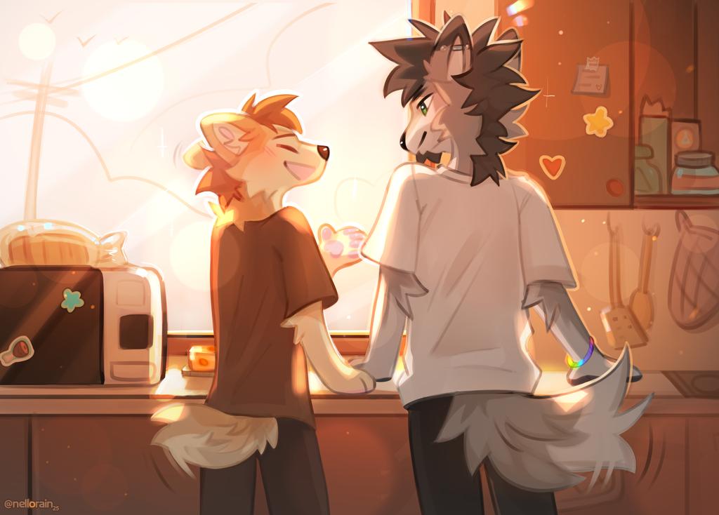 This is happiness 🥰❤️

🎨 Art by <a href="/nellorain/">Nellorain🌱 ☁</a>