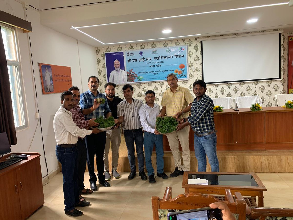 CSIR Floriculture Mission tweet media
