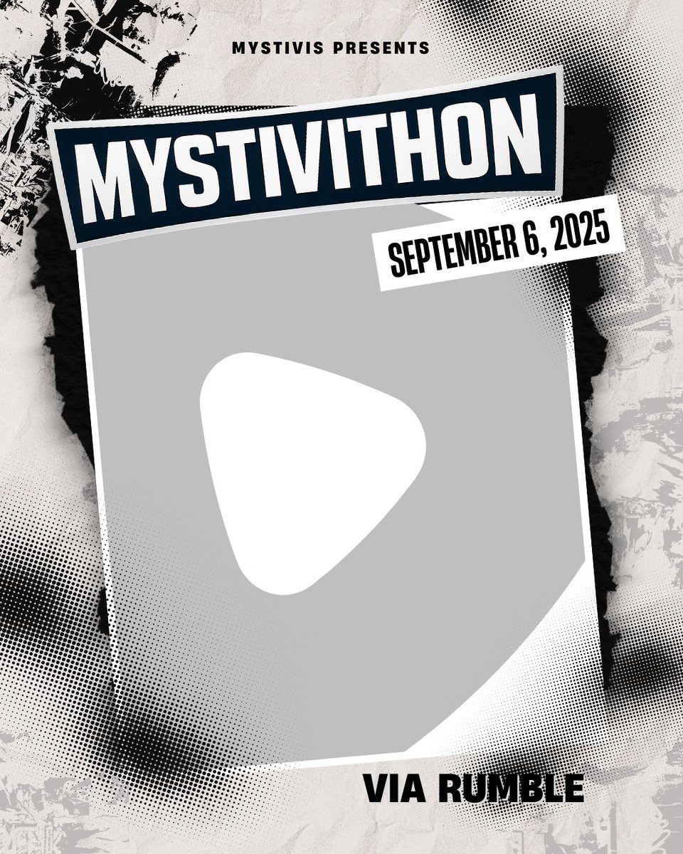 Mystivis's tweet image. Are you interested??? 

Stream a thon but MYSTIVIS style :)

Saturday 6th September 2025! Join the discord

discord.gg/GNUDqexQhF

@SoundBoardLord
@cosmicvandenim
@thisistheray
@Bakdfish1125
@lesliecbj614
@lethalpnda
@MidnightiTMS
@RonBrrgundy
@LadyMidnightITM
@UnclePudge_