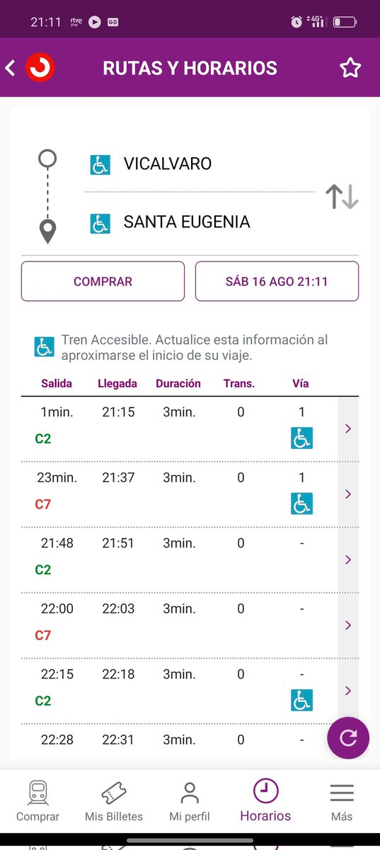 scfarma's tweet photo. @CercaniasMadrid próximo tren de Vicálvaro a Atocha? Hace media hora que no pasa ninguno y la app no para de mentir https://t.co/KYTZFt2Wme