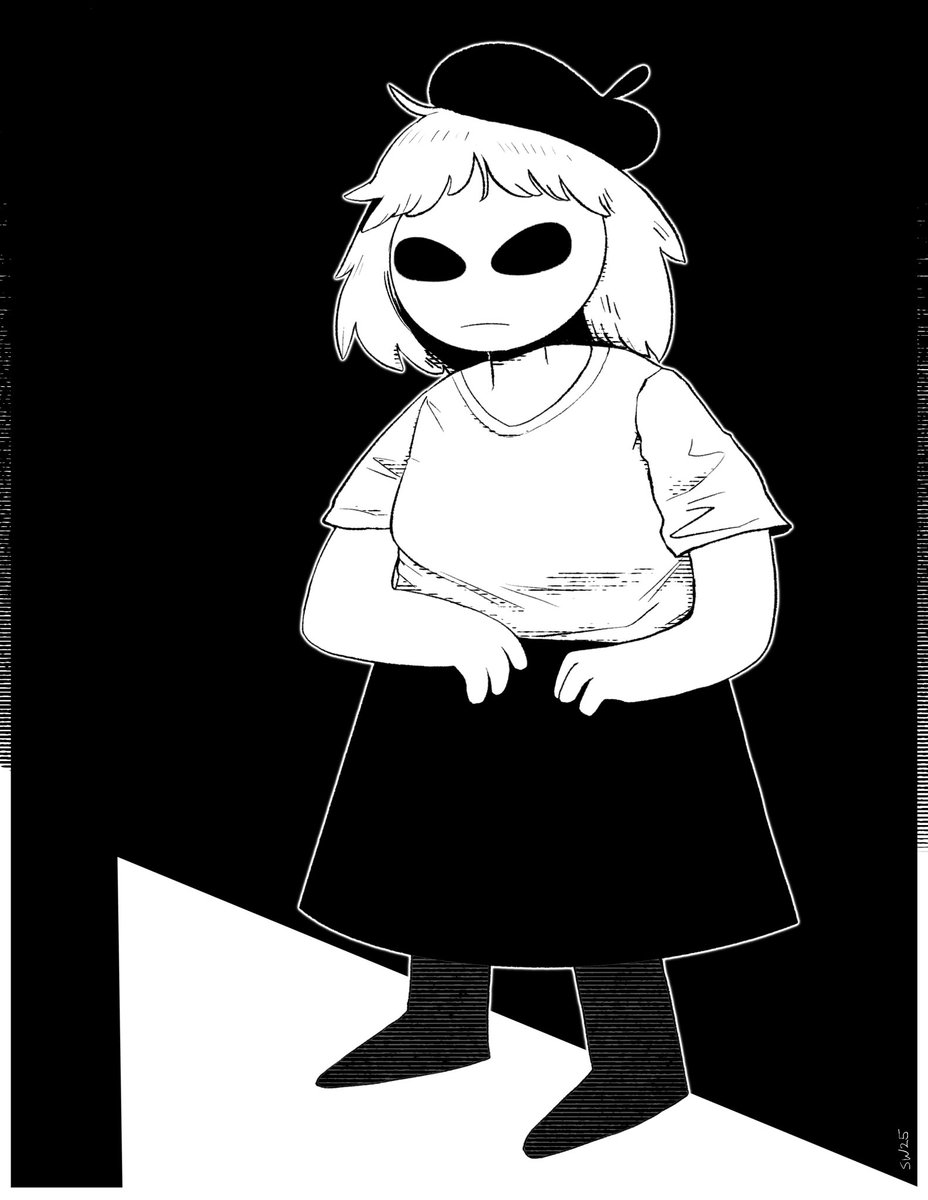 whyn0na's tweet photo. #deltarune OC portrait commission for @smugladies 👽 https://t.co/0chfWtSVan