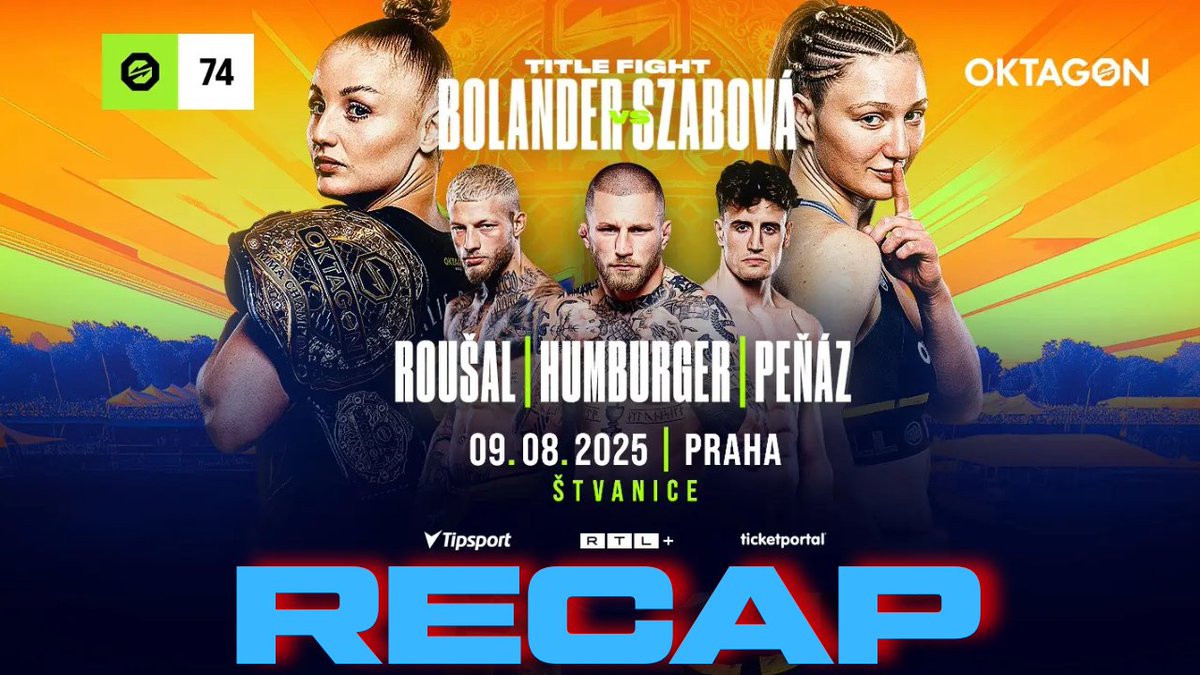 RECAP Oktagon 74 Štvanice youtu.be/8Q1RmtZQZCI?si… via <a href="/YouTube/">YouTube</a> 

#MMA #MixedMartialArts #MMAnews #MMAhighlights #MMAtraining #FightNight #CombatSports #MMAKO #MMADeutschland  #MMAdeutsch #MMAde #DeutschesMMA #KampfsportDE #MMAReportDeutschland #KampfsportNews #daznfightclub