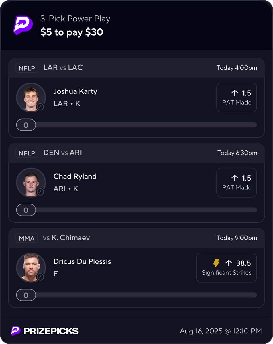 EZPicks12's tweet photo. 2 touchdowns from rams and cardinals, ufc cashes the taco, lets go 🫡 https://t.co/6DupqEpFnZ