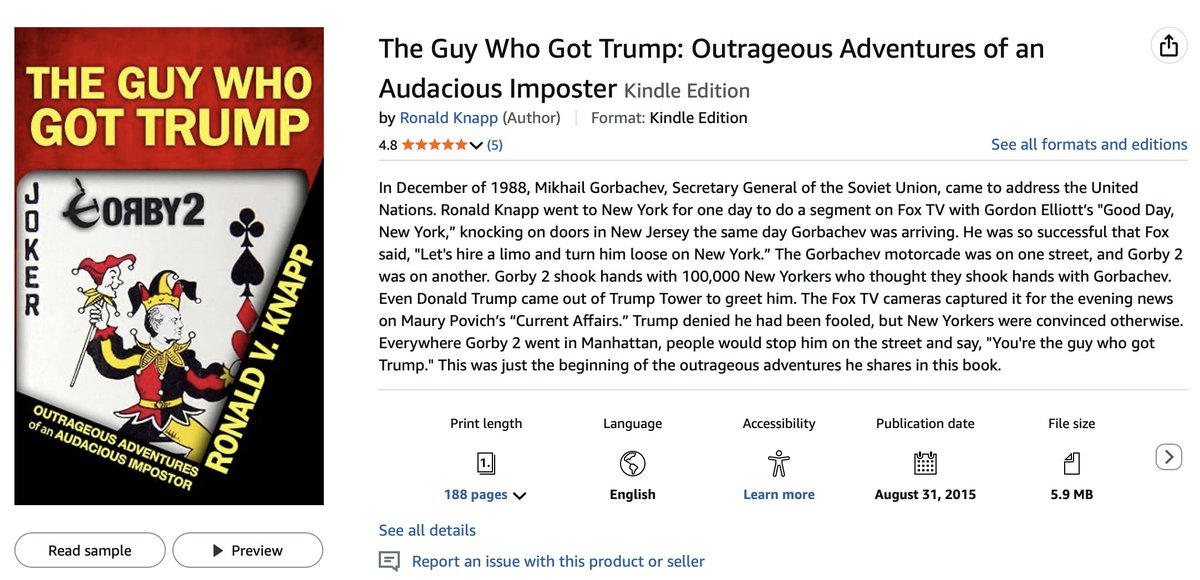 Erica Severns 🇺🇸🇺🇦 (@erica_severns) on Twitter photo <a href="/RYP__/">Robert Young Pelton</a> Gorbachev impersonator (Ronald Knapp) wrote a book about his time as an Gorbachev impersonator... <a href="/RYP__/">Robert Young Pelton</a> Gorbachev impersonator (Ronald Knapp) wrote a book about his time as an Gorbachev impersonator...