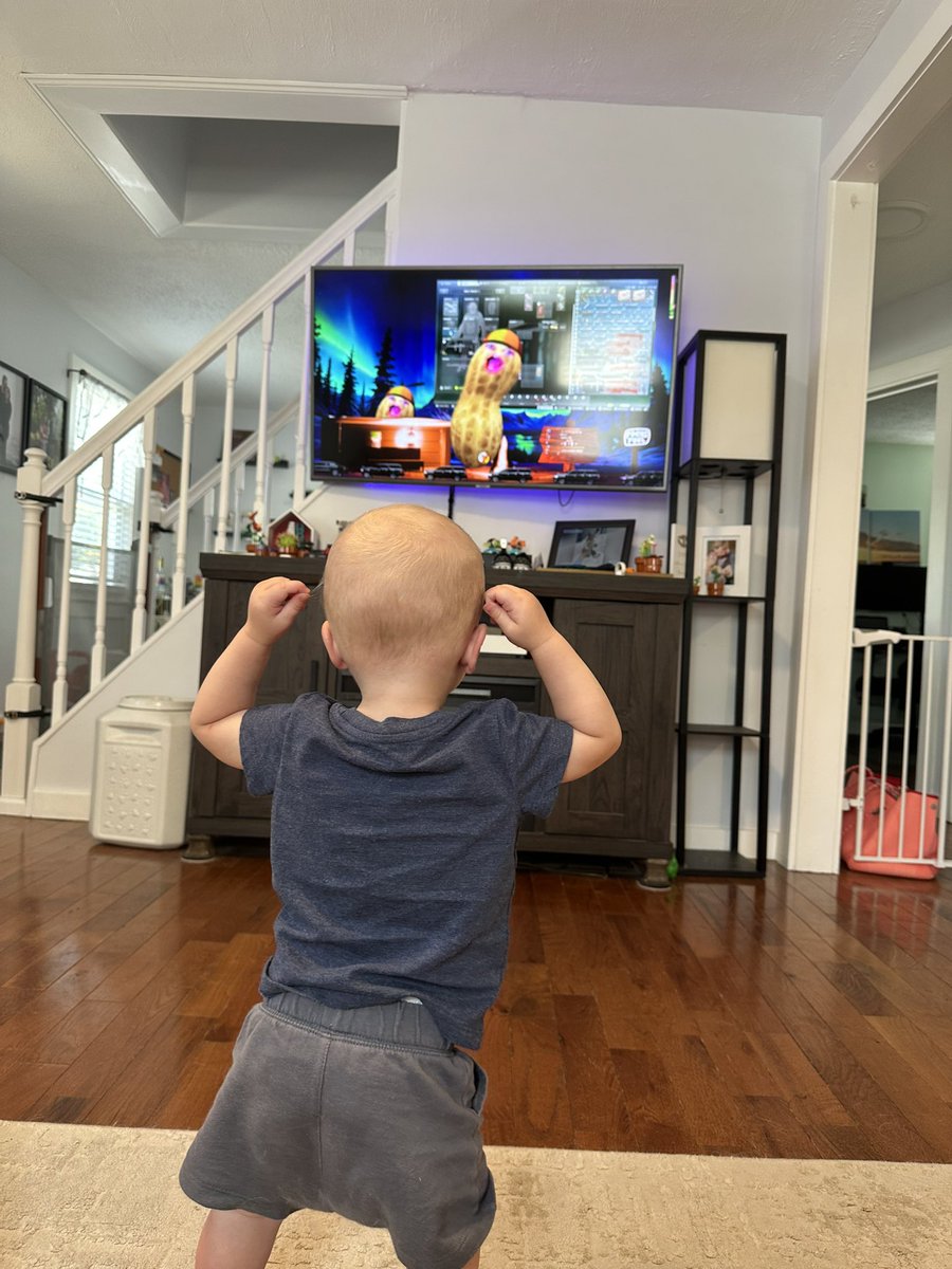 HunterMacDowell's tweet photo. @theburntpeanut probably a bad dad but also mr peanut is his favorite streamer https://t.co/GvvguQOvya
