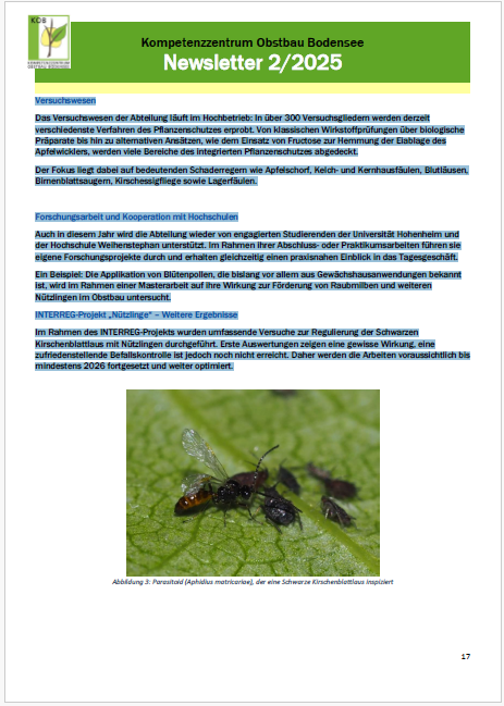 Nacherntephysi1's tweet photo. ๐ฑ Pest & disease update: Low apple scab pressure thanks to dry weather, but aphids & woolly apple aphid caused challenges. Natural enemies like earwigs & parasitoids helped balance populations. #PlantProtection #FruitScience https://t.co/eGUknFHFOW