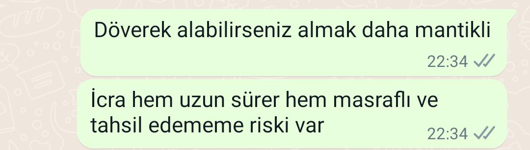 Tasarı bu hali ile geçerse alacakli avukatlarının müvekkillerine sıklıkla vereceği hukuki(!) danışmanlık hizmeti şu minvalde olacak ☺️