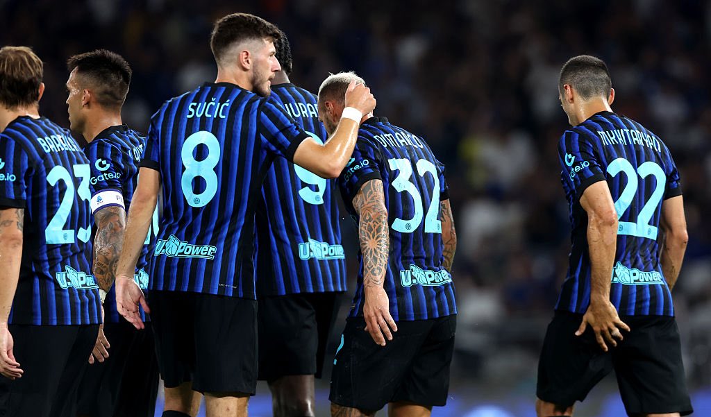 Inter-Olympiakos 1-0 a fine primo tempo: per ora decide Dimarco. Le novità: Sucic regista e Luis Henrique a sinistra complice il problema fisico di Dimarco e l’assenza di Carlos Augusto