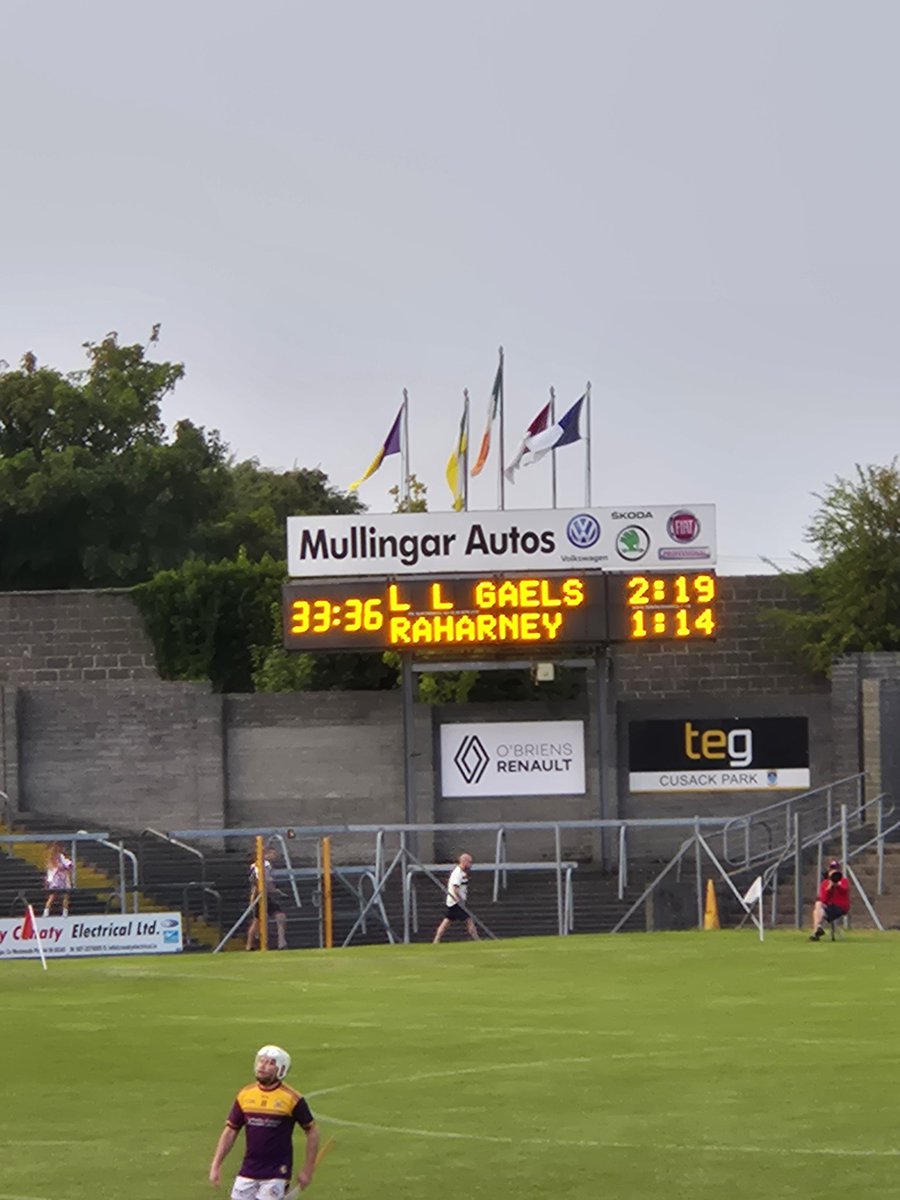 Full time
<a href="/RaharneyHurling/">RaharneyHurlingClub</a>  vs <a href="/LoughLene/">Lough Lene Gaels</a>