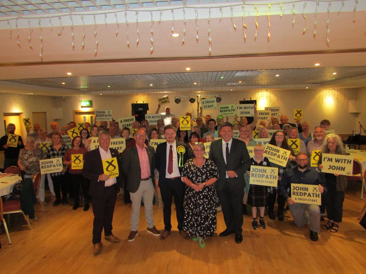 John Redpath 🏴🇪🇺 (@johnredpathsnp) on Twitter photo Thank you to everyone who came to my adoption night, especially to our speakers <a href="/jamiehepburn/">Jamie Hepburn MSP</a> , <a href="/JimFairlieLogie/">Jim Fairlie MSP SNP</a> , Keith Brown MSP and Cllr Elaine Thornton-Nicol!
Another big thanks goes to our activists who have already put in a great shift in this campaign. #TeamSNP 🏴 Thank you to everyone who came to my adoption night, especially to our speakers <a href="/jamiehepburn/">Jamie Hepburn MSP</a> , <a href="/JimFairlieLogie/">Jim Fairlie MSP SNP</a> , Keith Brown MSP and Cllr Elaine Thornton-Nicol!
Another big thanks goes to our activists who have already put in a great shift in this campaign. #TeamSNP 🏴