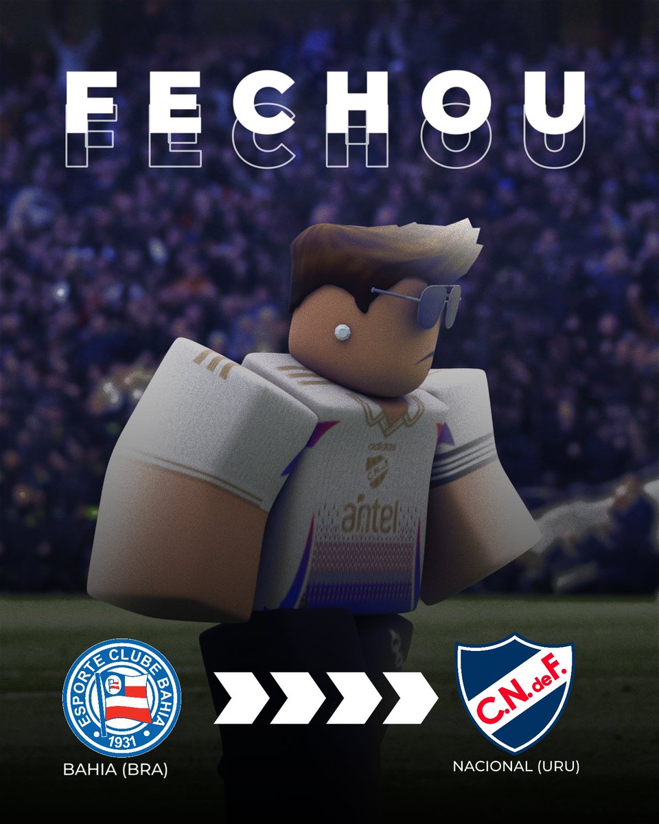 NACIONAL_FC_CBM's tweet photo. FECHOU!  

Depois de uma grande temporada no Bahia (S7), pedkovic agora tem um novo desafio pela frente. O craque foi confirmado como reforço do Nacional do Uruguai (S8)!  

#pedkovic #fechou #Bahia #Nacional #Transferência #RumoAoTopo https://t.co/o2KSx4IkjB