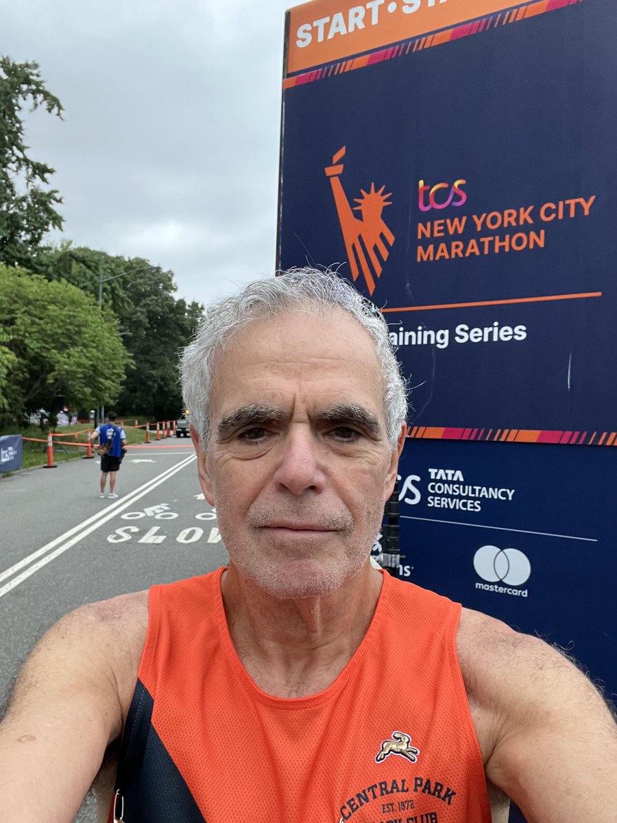 RUNNING INTERLUDE #12
Ran the New York Road Runners 12-mile Central Park race this morning in 2:24.09 (12:01/mile pace). Brutal 75 degrees and dew point 67. Was much faster, however, than last year's 2:37.46. Speeding up every year.