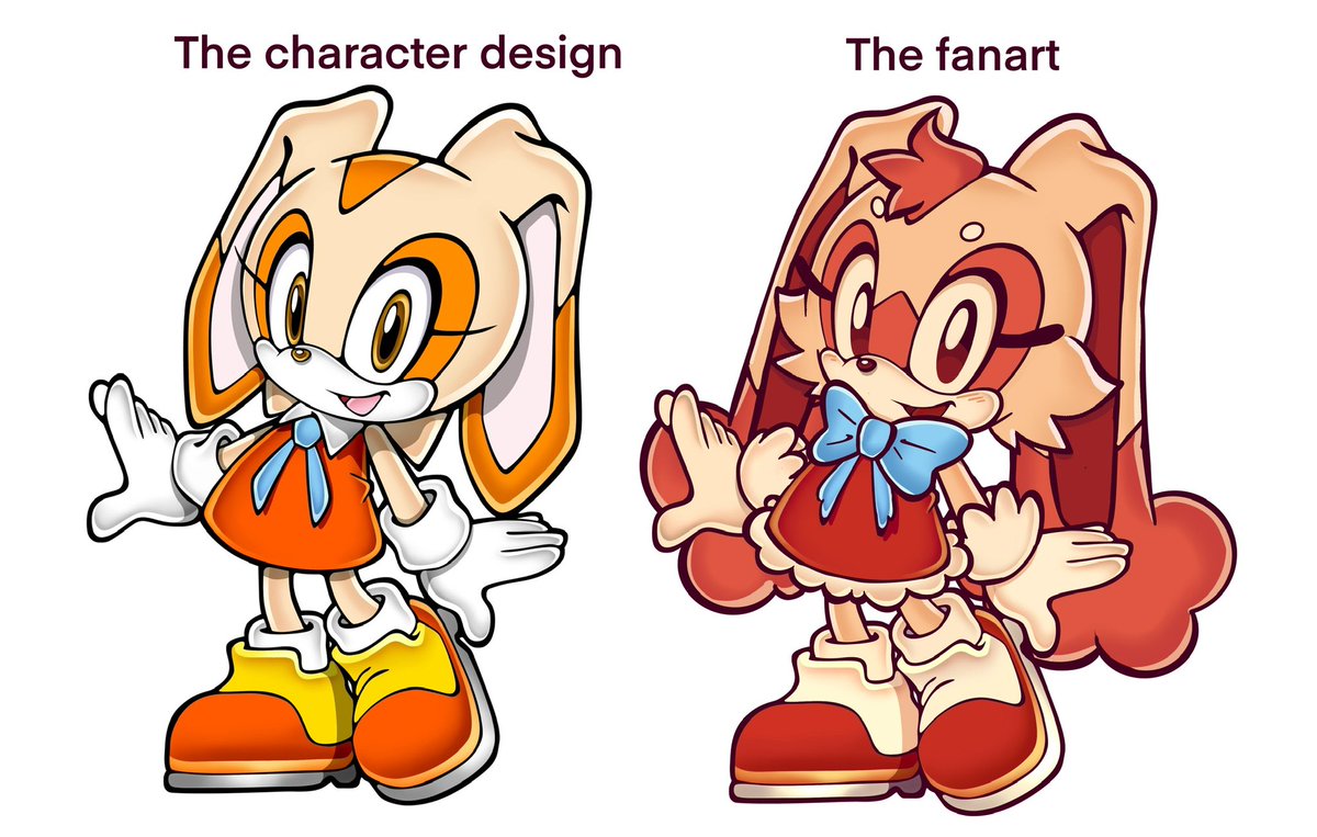 I didn’t even realise how much a changed her design until I made this whoops.