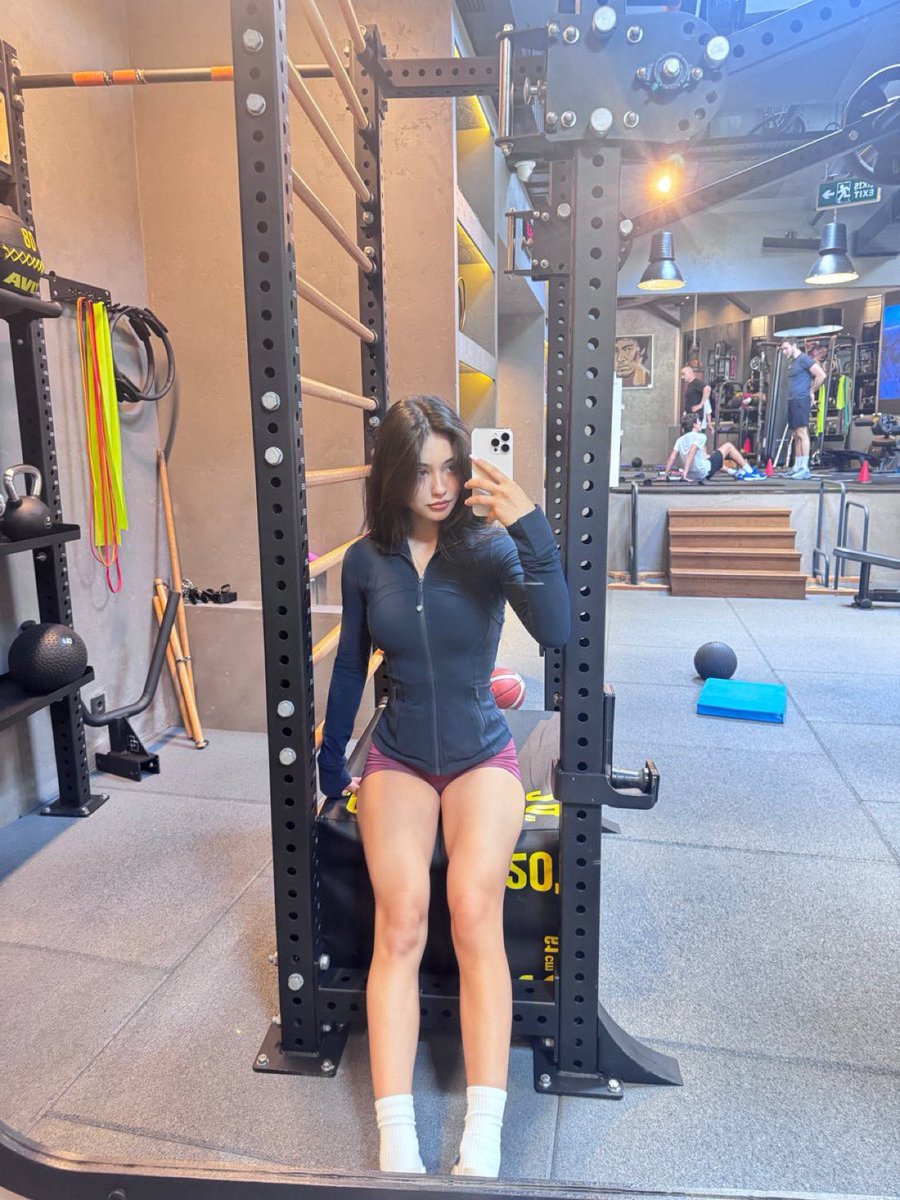 at the gym