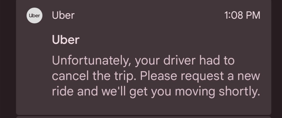 Lowa84's tweet photo. @Uber Why are you charging me for a cancellation for my advanced reservation for airport pickup? I couldn't possibly have cancelled when you issued the fee since I hadn't yet landed. Your app has no way to dispute it since the driver cancelled it before I could take the trip. https://t.co/TB5JnWz15F