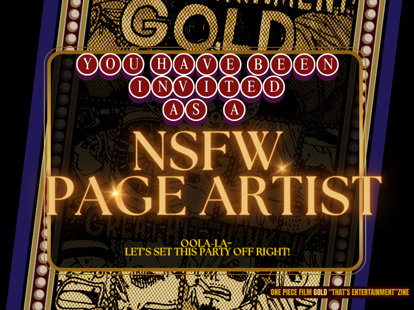 I'm very excited for my first One Piece zine! 
Thanks for having me! <a href="/opfilmgoldzine/">One Piece Film Gold Zine</a>