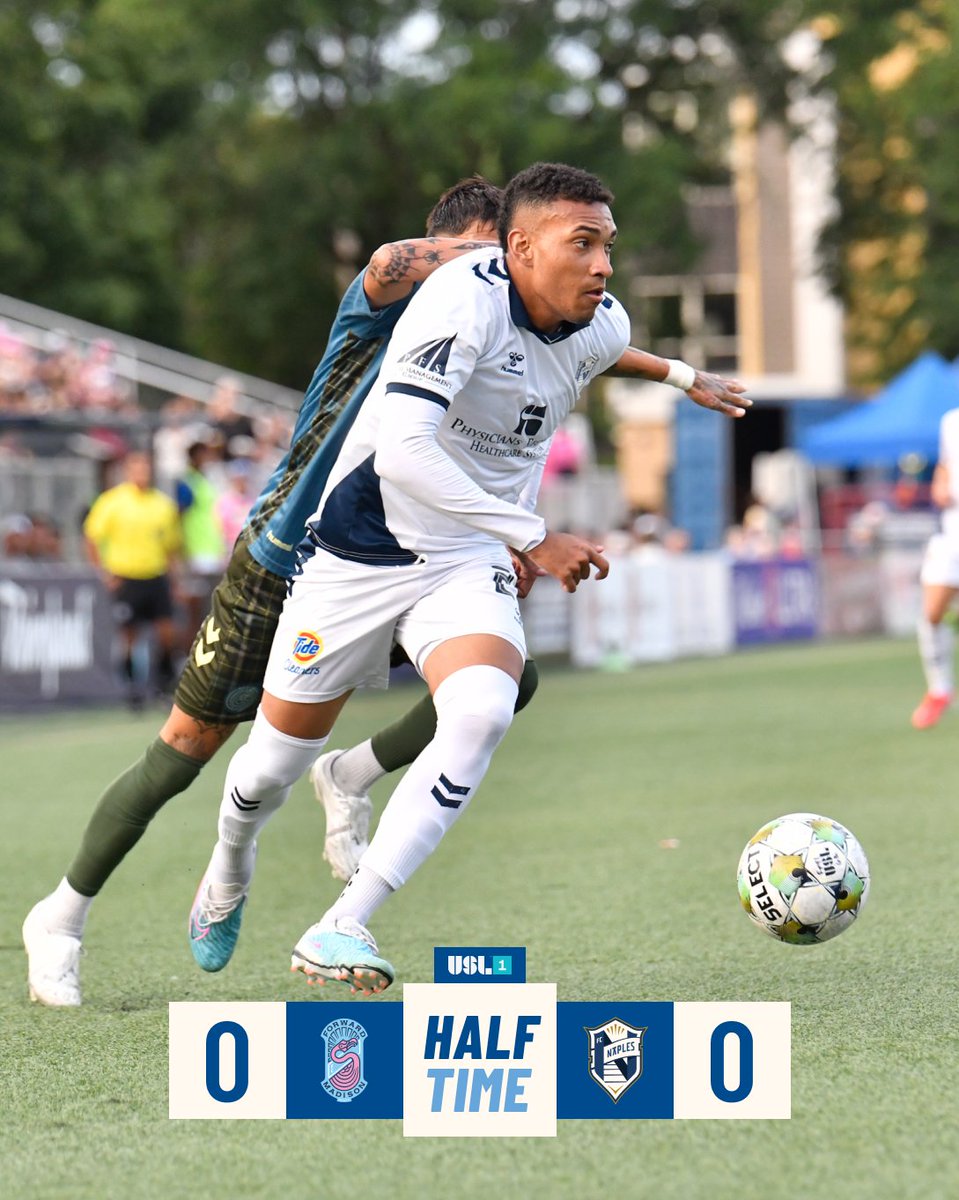 HT | Scoreless at the half.

#MADvNAP | 0-0

#FCNaples #USLLeagueOne #InauguralSeason #NaplesFl
