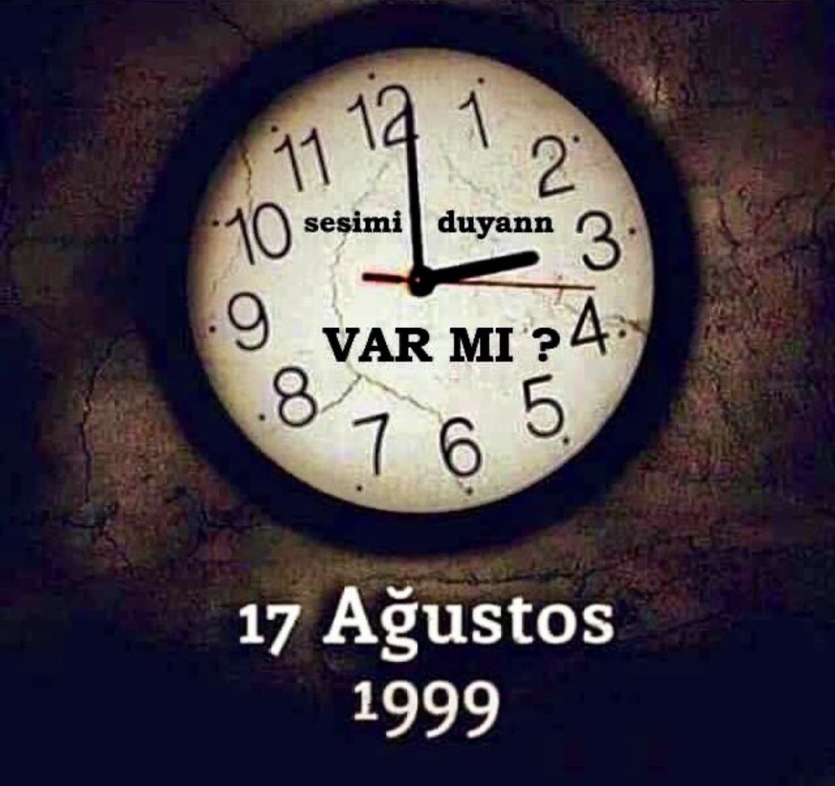 En uzun, en acılı, en karanlık 45 saniye..
En uzun, en acılı, en karanlık gece..

#17Ağustos1999 #MarmaraDepremi 'nde hayatını kaybedenlerin, hayat mücadelesi verenlerin sesleri hala kulaklarımızda, acıları yüreğimizde.. Ruhları şad olsun.. 

⚡️⚡️

#GölcükDepremi