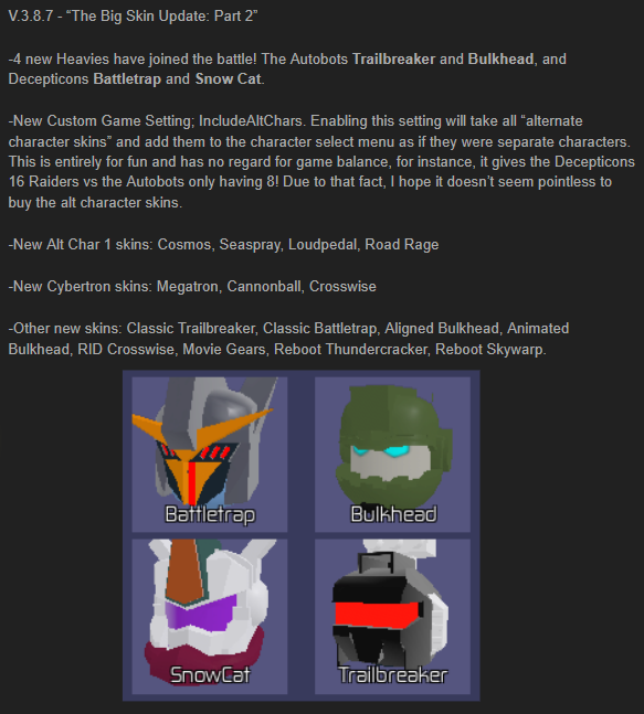 TF_AdvancedGame's tweet image. More skins and charactes and stuff