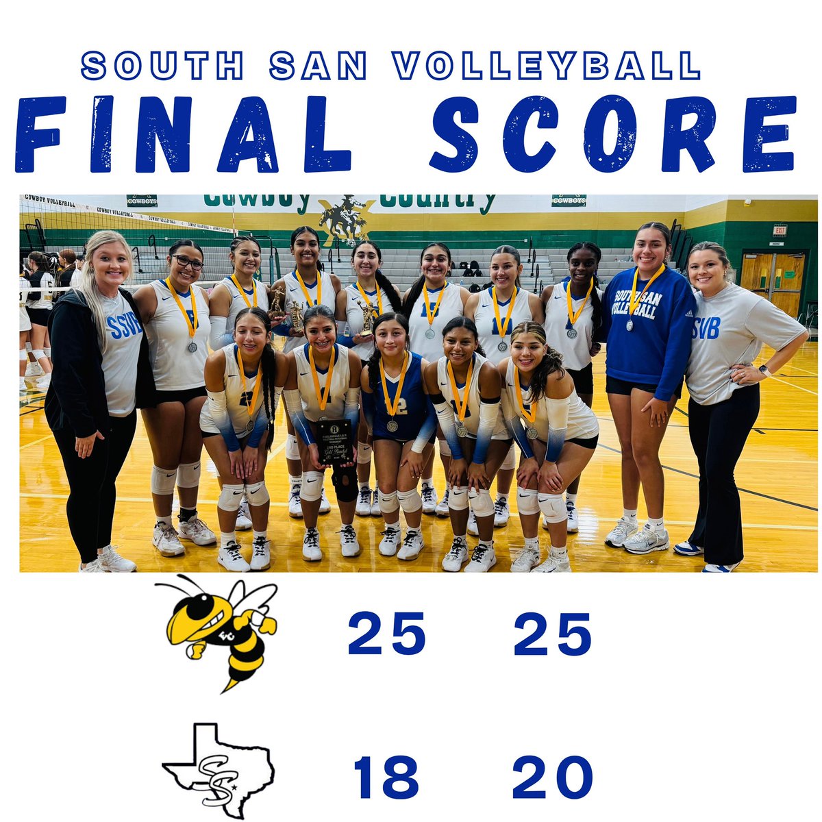 Finished 2nd overall out of 16 teams at the Harlandale Tournament. Proud of these girls for bringing home some hardware at our first tournament ! 

Congrats to our All-Tournament players: 

•Sr, Iternety Saldana
•Sr, Joslyn Torres
•So, Alyssa Ramirez
•MVP-Sr, Emma Reyes