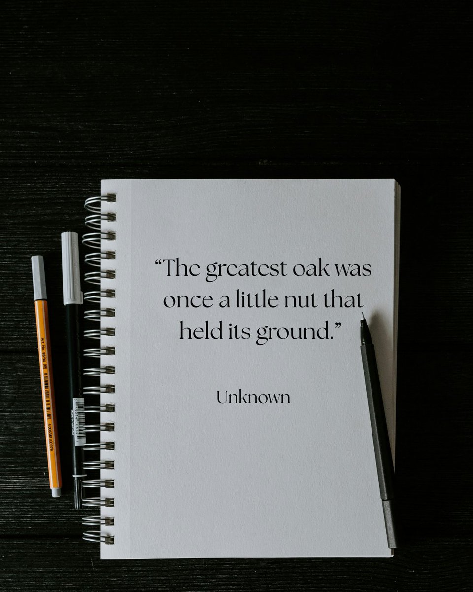 RobbKrautbauer's tweet image. Every big dream starts small. Don’t underestimate your beginnings or the power of persistence. 

Stay rooted, stay patient, and keep pushing — growth takes time, but greatness is within you. 🪴

#stayrooted #growthtakestime #fromsmallbeginnings #persistence
