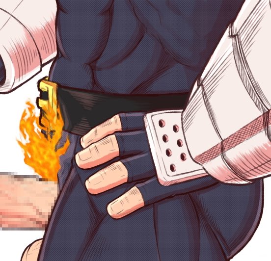 I have always been 𝐁𝐈𝐆𝐆𝐄𝐑 than you when it came to that part between the both of us.

There is a reason why you never got married, while I did. 

( It felt good to brag towards a weakened, retired All Might who was willingly going humiliate himself by sucking off his rival.
