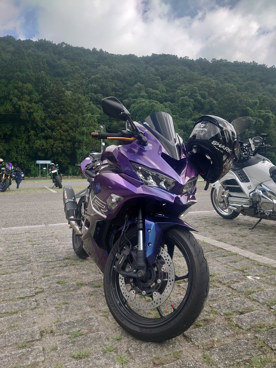 今日は借り物バイクでいつもの場所へ🏍️