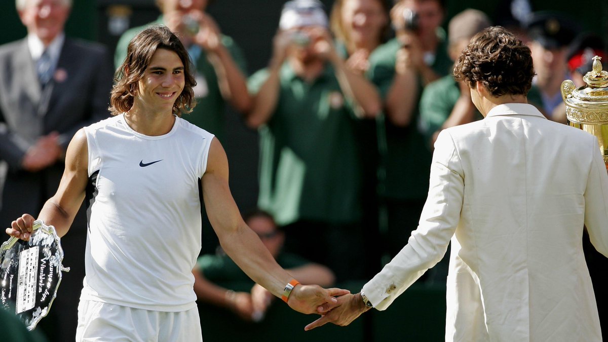 Men's duos this century to face in the final of four consecutive big events (that both players entered):

Roger Federer and Rafael Nadal, 2006
Rafael Nadal and Novak Djokovic, 2011
Jannik Sinner and Carlos Alcaraz, 2025

Intertwined.
